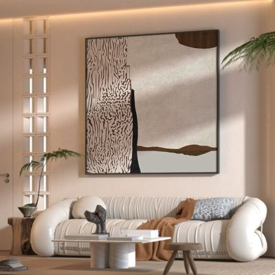 Thick layers of oil paint Digital Printed Oil Painting on Premium Canvas