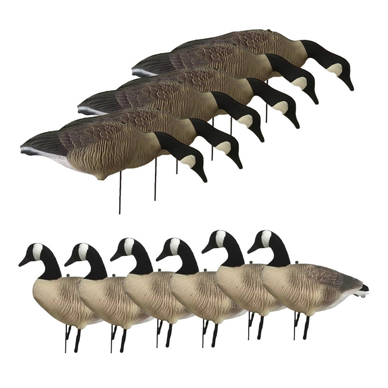 Customized EVA Plastic XPE Foam Goose Hunting Decoy Lifelike Floating In Feeder Style